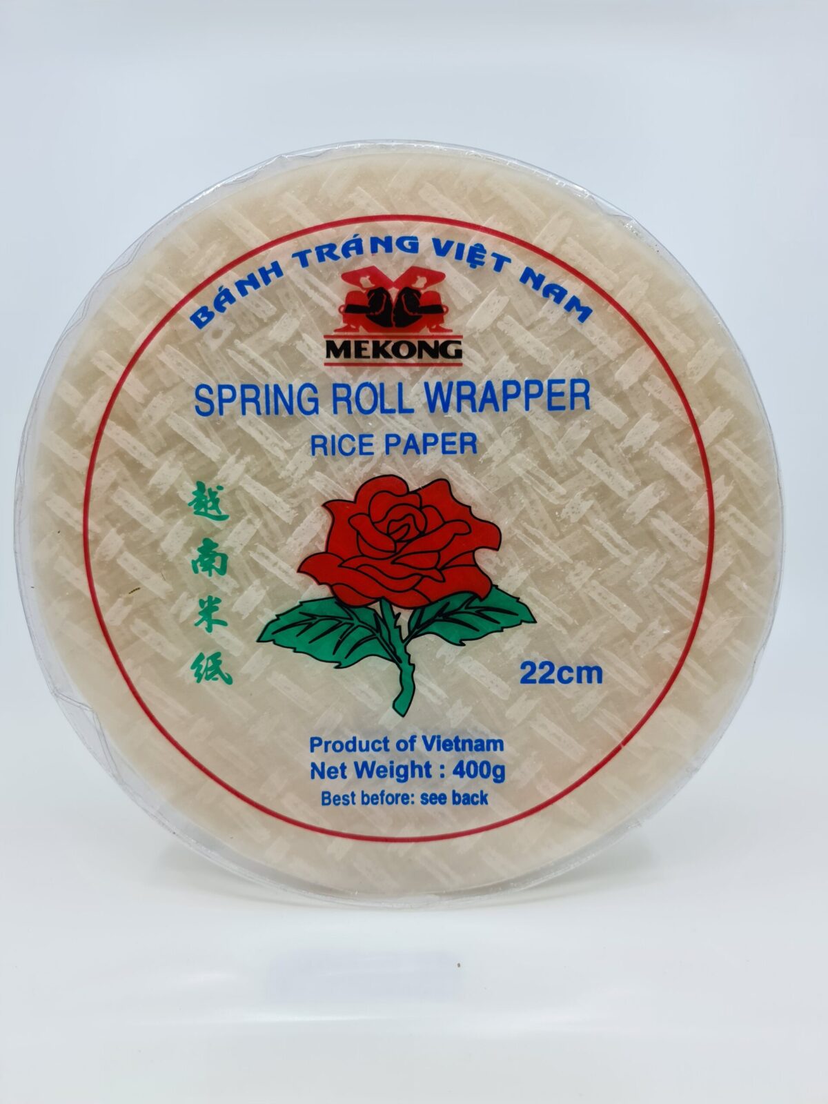 Spring Roll Wrapper Rice Paper Banh Trang 22cm - 400g - Toko Indonesia