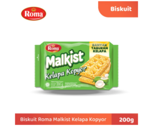 Roma Malkist Kelapa Kopyor Biscuits 200g - Toko Indonesia